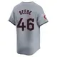 Limited Men's Tyler Beede Gray Cleveland Guardians Road Jersey